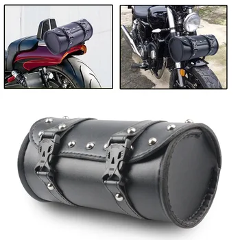 Motorno kolo Vilice Orodje Vrečko Usnjene Torbe Strani Pack Trajne Nepremočljiva za Harley Sportster XL Touring Softail Dyna Cesti Kralj