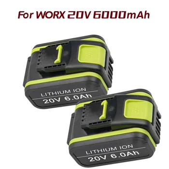 20V 6. 0ah/6000Mah Litij-Ionska Batterij Vervanging Voor Worx WA3551 WA3551.1 WA3553 WA3553.2 WA3641 Batterij