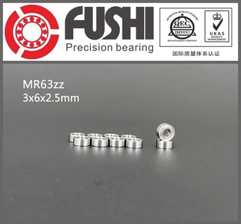 MR63ZZ ABEC-1 500PCS 3X6X2.5 mm Mini Kroglični Ležaji MR63ZZ