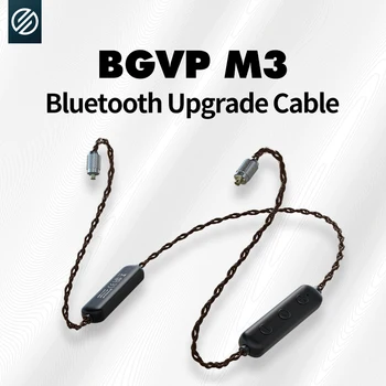 BGVP M3 Stavko Brezžično tehnologijo Bluetooth, Združljiva 5.2 Eno Baker Silver Plated Slušalke Kabel Podporo SBC/AAC APTX Prilagodljivi Kodiranje