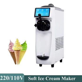 Komercialni Sladoled Maker Za Notranje Mehko Služijo Pralni En Okus