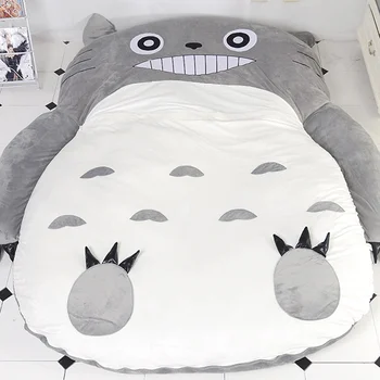 Nova Risanka vzmetnice Totoro leni kavč postelja je Primerna za otroke tatami preproge Lep ustvarjalni spalnica Zložljiv kavč postelje, vzmetnice