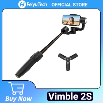 FeiyuTech URADNI Vimble 2S Gimbal Ročni Stojalo Pametni Stabilizator Selfie Palico s 180mm Pole za iPhone 14 13 Samsung