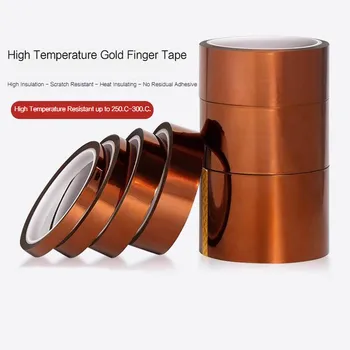 33m Dolgo Zlato Prst Visoko Temperaturno Odporen Trak Poliamidi Trak Multi Velikost Pet Anti Statične Litijeva Baterija Izolacijski Trak