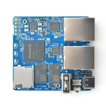 Za NanoPi R2S Mini Usmerjevalnik Enoten Odbor Rockchip RK3328 Quad-Core Cortex-A53 Gigabit Ethernet Vrata Razvoj Odbor