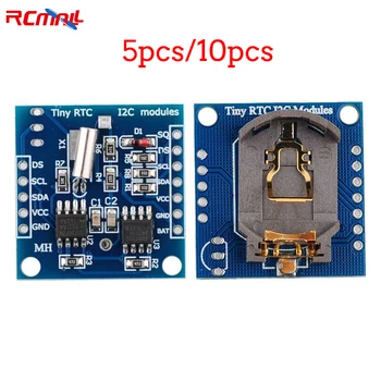 RCmall 5/10Pcs I2C RTC DS1307 AT24C32 Ura v Realnem Času Brez Baterije Modul Za Arduino AVR ROKO PIC SMD