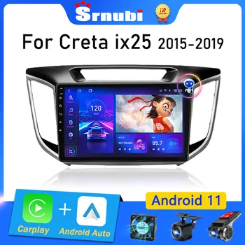 Srnubi Android 11 avtoradia za Hyundai Creta IX25 2015-2019 Multimedijski Predvajalnik, 2 Din Carplay Stereo Navigacija GPS DVD Vodja Enote
