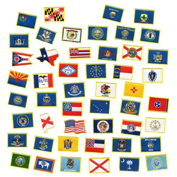 ZDA Ameriška državna zastava Vezenje Osebnost Obliži za Oblačila Kavbojke Obliži železa Na 9✖6.5 cm se lahko meri