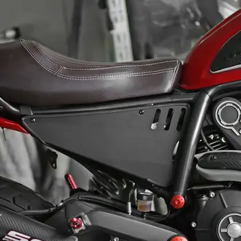 Novo motorno kolo Aluminija Sedežne Blazine Stranski Plošči za Varstvo Okrasnih Pokrovov Za Ducati Scrambler 800 Dodatki za VROČE prodaja