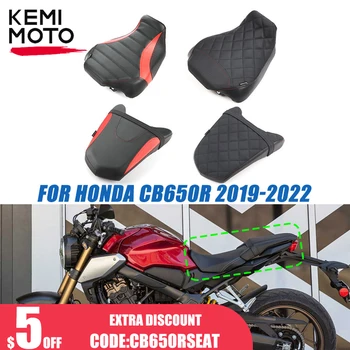 Za Honda CB650R 2022 motorno kolo Spredaj Voznik Zadaj Osebnih Blazine Sedeža Pad Nastavek CBR CBR650R 2019 2020 2021 Sintetičnega Usnja