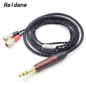 Haldane Svetlo-Black 16 jedro Slušalke Nadgradnjo Kabel Za G. Zvočniki Alpha Dog Eter C Pretok Mad Dog AEON Slušalke