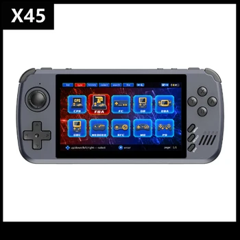 X45 Retro Žep Igralno Konzolo PS1 Nadgradnja Simulatorja Dual Play 4,5-palčni Zaslon IPS 3000mA