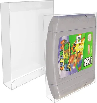 10pcs/Veliko Igra Kartice Kartuše vrhunske Kakovosti, Pregledna, Jasno, Plastična Zaščitna torbica Sleeve Protector za N64 Kartuše