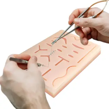 Praksa Šivanje Pad Kirurško Šivanje Silikonsko Blazinico Z Različnimi Praksi Funkcije Učinkovite Prakse, Okolje In Visoko Stopnjo