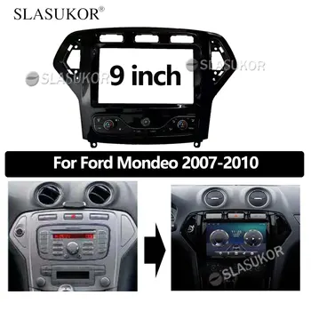 9-PALČNI Avdio Opremljanja Za Ford Mondeo 2007 2008 2009 2010 Vodja Enote Radijsko nadzorno ploščo GPS stereo plošči, za montažo 2 Din DVD okvir