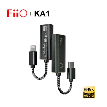 FiiO JadeAudio KA1 USB DAC AMP Adapter MQA TIP-C/Ligthning, da 3.5 mm Audio Kabel ES9281AC Pro Čip PCM 384kHz DSD256 Android, iOS