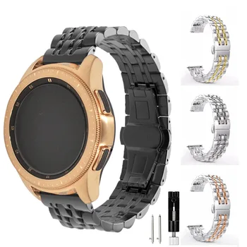 22mm20mm Kovinski trak za Samsung Galaxy watch Orodje S3 Actice 2 Huawei watch GT iz Nerjavečega jekla smart watch trak za Amazfit GTR