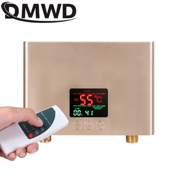 DMWD 110V/220V Instant bojler, Kopalnica, Kuhinja Stenske Električni bojler LCD Prikaz Temperature Daljinski upravljalnik