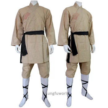 Poletje Bombaž Shaolin Menih Usposabljanje Obleko Borilne veščine Tai Chi Wing Chun Kung fu Enotno Karate Takwondo Gis