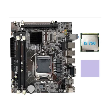 H55 Motherboard LGA1156 Podpira I3 530 I5 760 Serije CPU DDR3 Pomnilnika Matično ploščo Računalnika+I5 750 CPU+Toplotna Pad