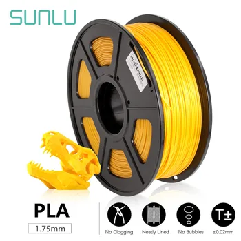 Sunlu 3D Tiskalnik, ki z Žarilno PLA 100% ne mehurček 1.75 mm 1 KG, z Zlato Konico z konkurenčne prednosti