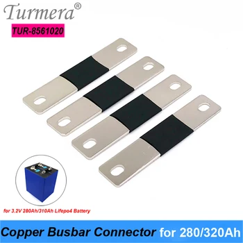 Turmera Busbar Lifepo4 Baterija 12V Baker Connecter za 12.8 V 280Ah 310Ah 320Ah Lifepo4 Baterije Celice Uporabo v Solarni Sistem 4Pieces