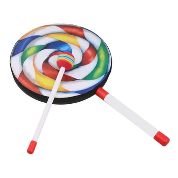 20Pack 8Inch Lollipop Boben S Kladivom Mavrične Barve, Glasbe Ritem Instrumenti Otroci Baby Otroci Igrajo Igrača
