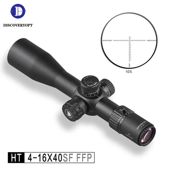 Odkritje Lahki Lov Riflescope NOČ 4-16X40SF FFP Kompakten Taktično Optične Pogled Za Puško .338 Z Eno Roko Prilagoditev