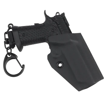 TTA COMBA Taktično Keychain Plastičnih 1:4 Pištolo Pištolo Tulec, Obliko Nastavite Orožje Key Ring Darilo, s Zaporna Ročica Revija Card Slot
