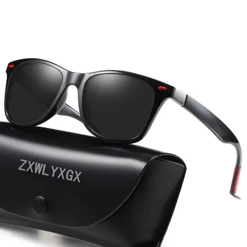 ZXWLYXGX blagovno Znamko Design Classic Polarizirana sončna Očala Moški Ženske Vožnje Kvadratni Okvir Modna sončna Očala Moški Očala Gafas De Sol