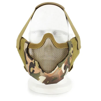 Taktično Airsoft Pol Masko Paintball CS Zložljive Nizko karbonsko Jeklo Očesa Fotografiranje Vojaških Lov Uho Zaščitne Maske