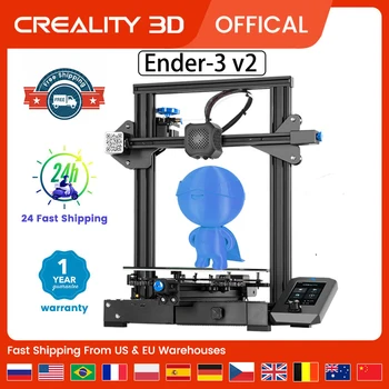 Creality 3D Edaja 3 V2 3D Tiskalnik Tiho Mainboard Smart Žarilno Senzor Ogljikovega Kristalno Silicijevega Stekla, Ogrevanje Pate 3D Tiskalniki