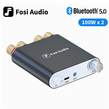 Fosi Avdio ZK1002D 100W x2 Bluetooth Ojačevalnik Mini Brezžična Stereo Sprejemnik 2-Kanalni Hi-fi Digital Power Amp