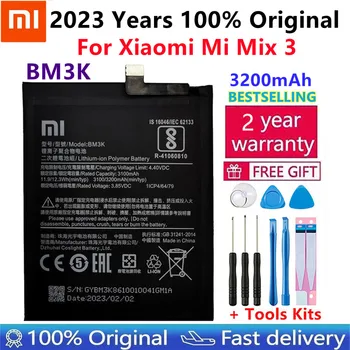 Xiao Mi Originalne Baterije Telefona BM3K 3200mAh Za Xiaomi Mi Mix 3 Mix3 Visoke Kakovosti Zamenjava Baterije trgovina na Drobno Paket Brezplačno Orodje