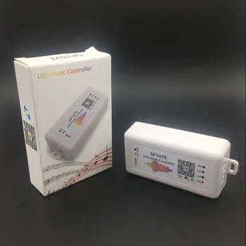 SP107E 5-24V Bluetooth Glasbe LED Krmilnik RGB barvno SPI Nadzor telefon APP za 2811 2812 1903 LED Trakovi, Trak Svetlobe
