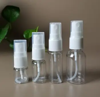 50pcs/veliko Prenosni Pregleden Majhne Prazne Povratne Tekočine Zabojnik Travel Mini Plastični Atomizerji Parfum Spray Steklenice