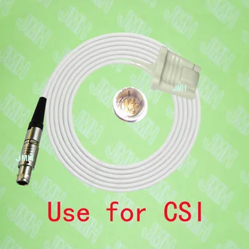 Združljiv z CSI Impulz Oximeter monitor ,Odraslih silikonski mehko konico spo2 senzor, 5pin lemo moški povezavo,1B.