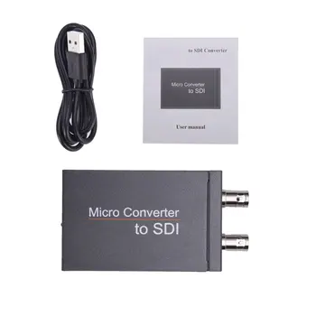 Micro HDMI-compatiable SDI, Pretvornik Z Močjo 1080p Video Audio Splitter V Dveh SDI Izhod Adapter