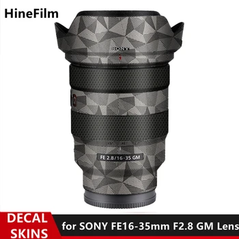 FE16-35F2.8 / 16 35 GM Objektiv Premium Kože za SONY FE16 35mm f2.8 GM Objektiv ( SEL1635GM ) Patron Anti-scratch Kritje Film Nalepka
