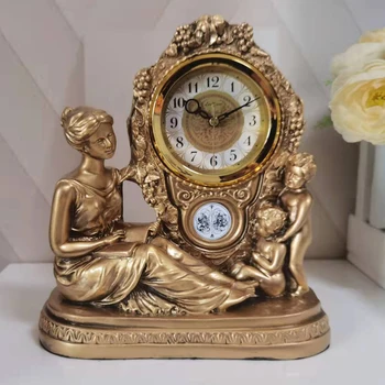 Dnevna soba mati in otrok ura ustvarjalnega Evropske namizje okraski tabela ura TV omara boginja izklop tabela spalnica ura