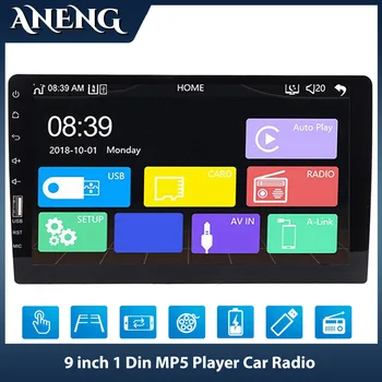 1 Din MP5 Predvajalnik Avto Radio Stereo Bluetooth 24-bitno DAC Audio 9