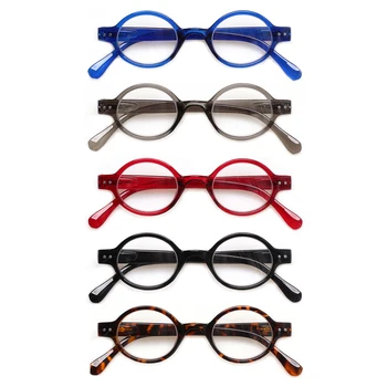 Henotin Branje Očala za Moške in Ženske z Retro Krog Okvir Presbyopia Optičnih Očal HD Recept Povečevalna Očala
