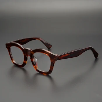 Acetatni Okvir Očal Moški Ženske Vintage Retro Jasno Objektiv Optični Očala Za Kratkovidnost Recept Očala Okvirji Za Očala Oculos