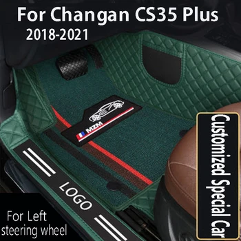 Preproge Za Changan CS35 CS 35 Plus 2018 2019 2020 2021 Avto predpražnike Dodatki Notranjost Dekoracijo Deli Styling Floorliner