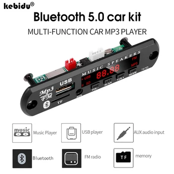 kebidu MP3, WMA Dekoder Odbor USB FM TF Radio, Brezžični Bluetooth Audio (zvok Bluetooth Modul Za Avto MP3 Pribor MP3 Predvajalnik DC 12V 5V