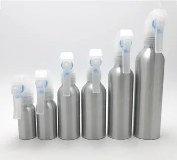 24 X 30 ml 50 ml 100 ml 120ML 150 ML 250L Aluminija Šampon Steklenico ponovno napolniti Prazne Steklenice Losjon Črpalka Za Kozmetične Embalaže Orodje