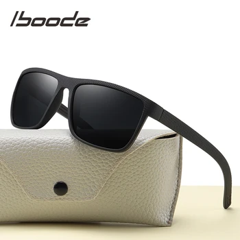 iboode Letnik Športni Slog Polarizirana sončna Očala Moških Črna Vožnje Kvadratnih sončna očala Odtenkih Za Ženske, Luksuzni UV400 Gafas De Sol