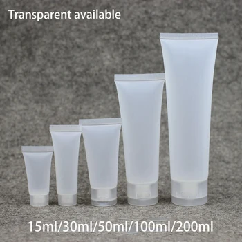 15g/30 g/50 g/100 g/200 g Stisnite Plastične Kozmetične Facial Cleanser Cev Prazna Emulzija Krema za Roke Losjon za Pakiranje Pipi Steklenico