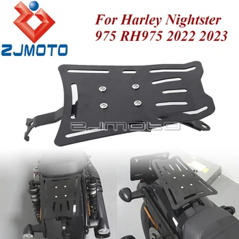 Motorno kolo Zadaj Fender Prtljažnika Podpore Polica Za Harley Nightster 975 RH975 2022 2023 Solo Sedež Okvir Jekla Prtljage Prevoznik