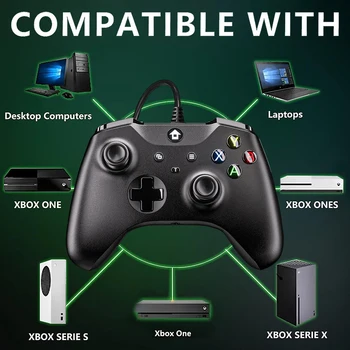Xbox En Krmilnik USB Žično Daljinsko Gamepad za Pc Nadzor Windows Palčko X Box Igro Pad Pribor Video Igra Konzola Joypad